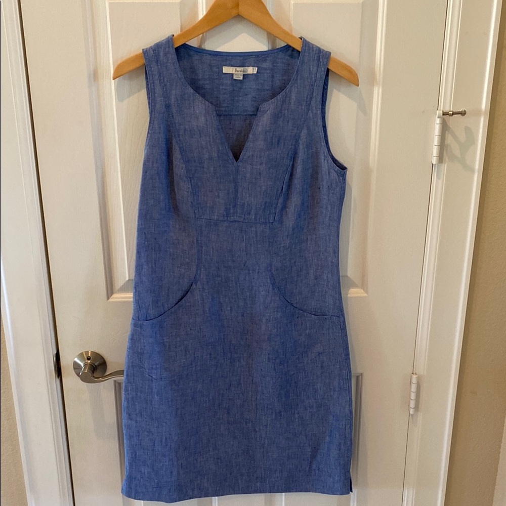 Boden Chambray Sleeveless Dress